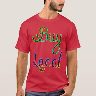 T-shirt Acheter aux agriculteurs locaux Vegan Powerlift pr