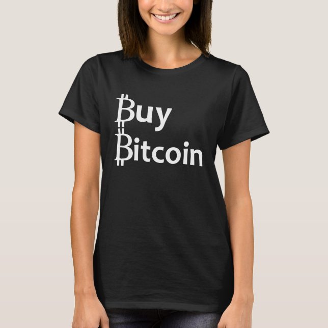 T-shirt Acheter Bitcoin (Devant)