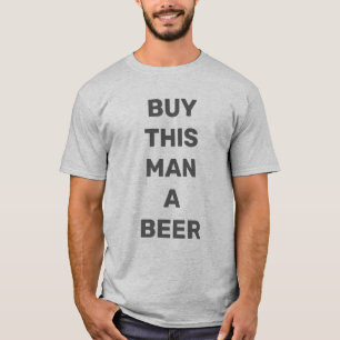 T-shirt Acheter Cet Homme une couleur gris bière