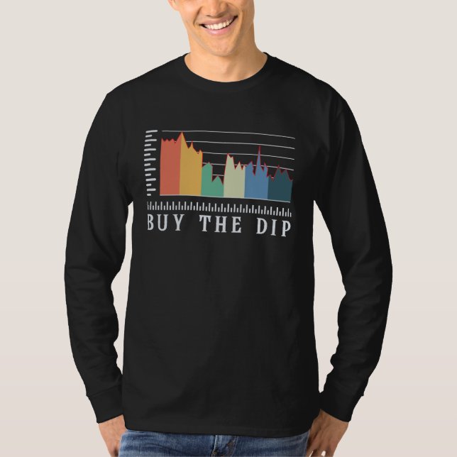 T-shirt Acheter La Baisse Cryptro Trader Cryptromonnaie Da (Devant)