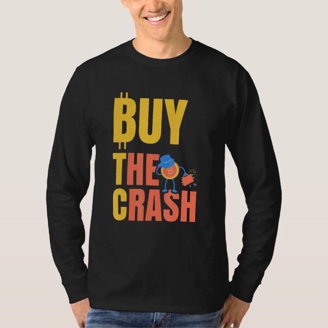 T-shirt Acheter la chute crypto Bitcoin Btc (Devant)