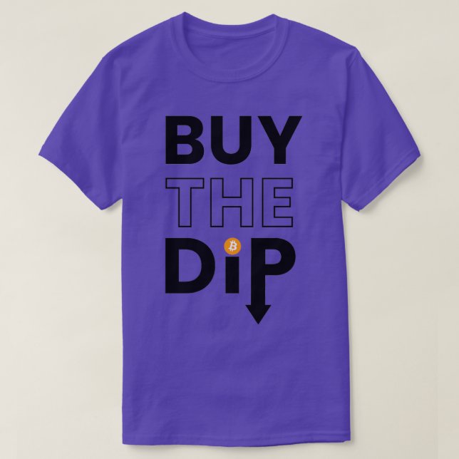 T-shirt Acheter Le Chiffre Stock de marché de Bitcoin Dip (Design devant)