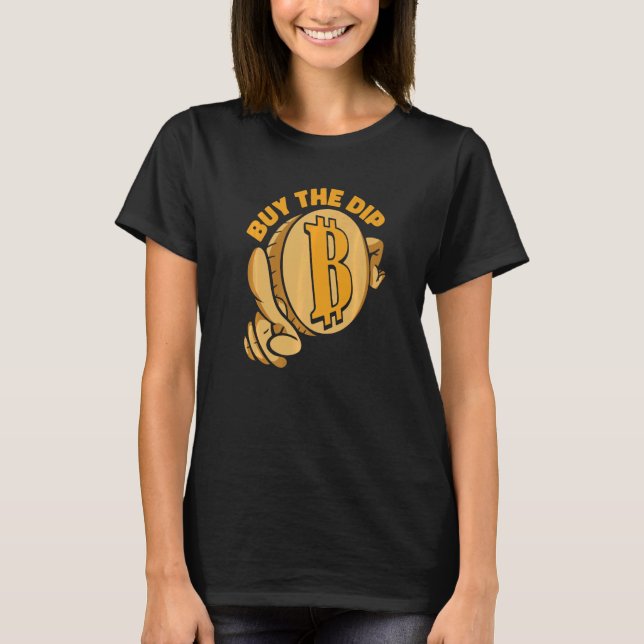 T-shirt Acheter Le Crypto Devise Blockchain Bitcoin (Devant)