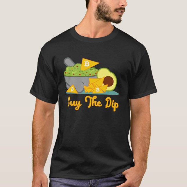 T-shirt Acheter Le Dip Bitcoin Cryptodevises Trader (Devant)