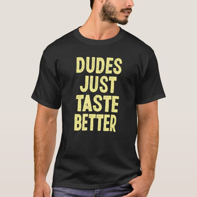 T-shirt Acheter les mecs Goûtez mieux (Devant)