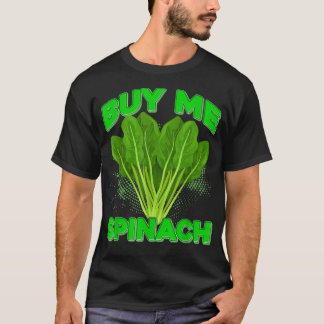 T-shirt Acheter Me Spinach Plante Vegan Végétariens Spinac