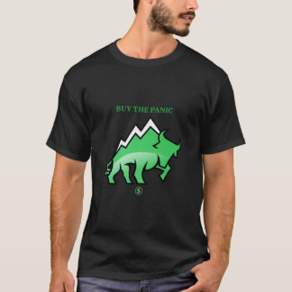 T-shirt Acheter Panic Stock Market Bull