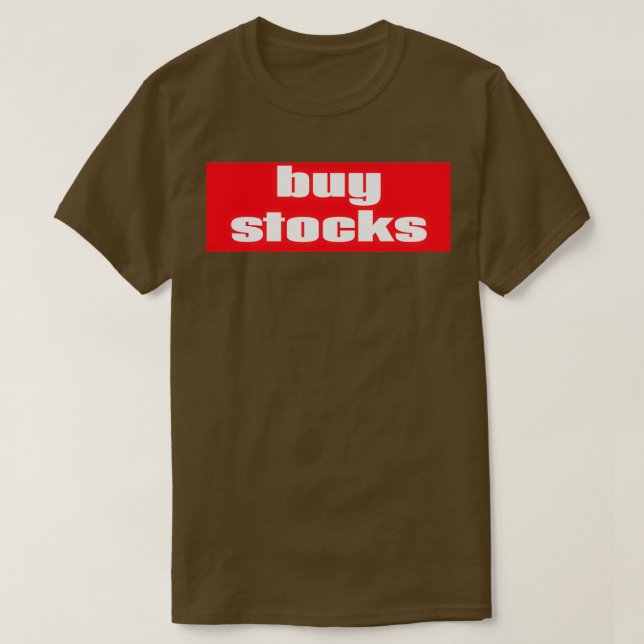 T-shirt Acheter Stocks 2 (Design devant)