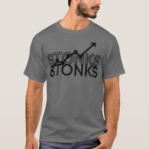 T-shirt Acheter Stonks Stock Trading argent Crypto