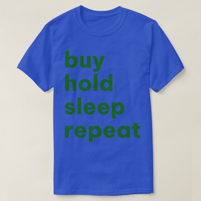 T-shirt acheter tenir dormir stock investissement acheter  (Design devant)