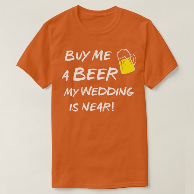 T-shirt acheter une bière 3 (Design devant)