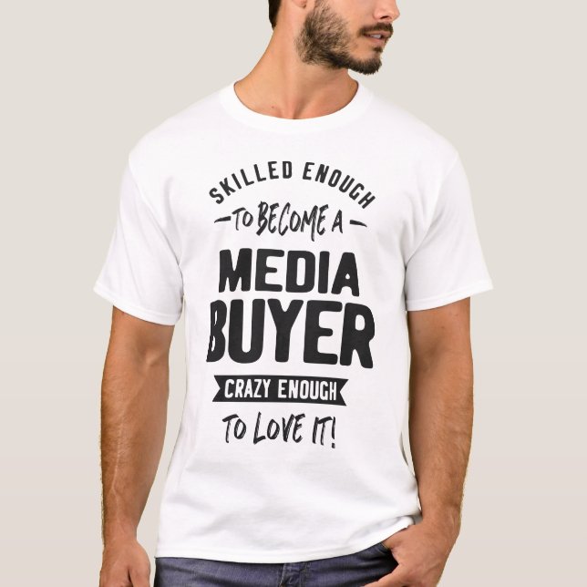 T-shirt Acheteur de médias (Devant)