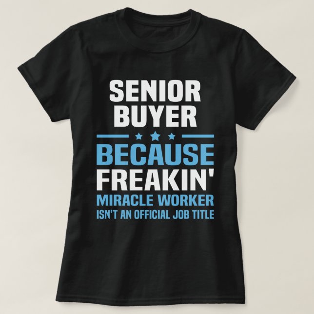 T-shirt Acheteur principal (Design devant)