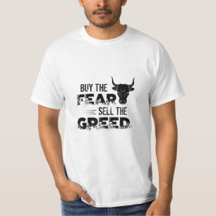 T-shirt Achetez La Peur, Vends Le Négociant De La Greed