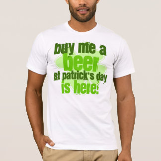 T-shirt Achetez-moi que le jour de St Patrick de bière est