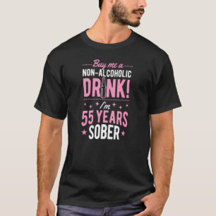 T-shirt Achetez-moi Une boisson non alcoolisée Je suis 55 
