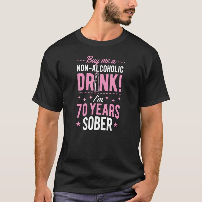 T-shirt Achetez-moi Une boisson non alcoolisée Je suis Sob (Devant)