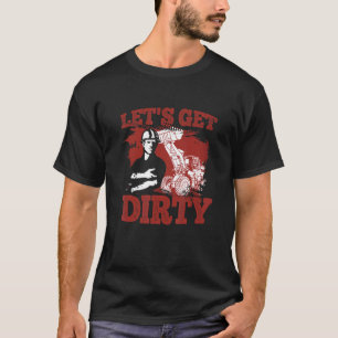 T-shirt Achetons un bulldozer pour excavateur de construct
