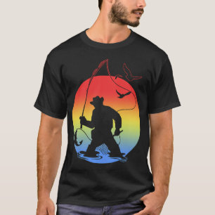 T-shirt Achigan à grande bouche rétro