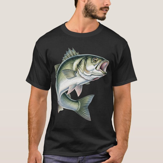 T-shirt achigan à taches (Devant)