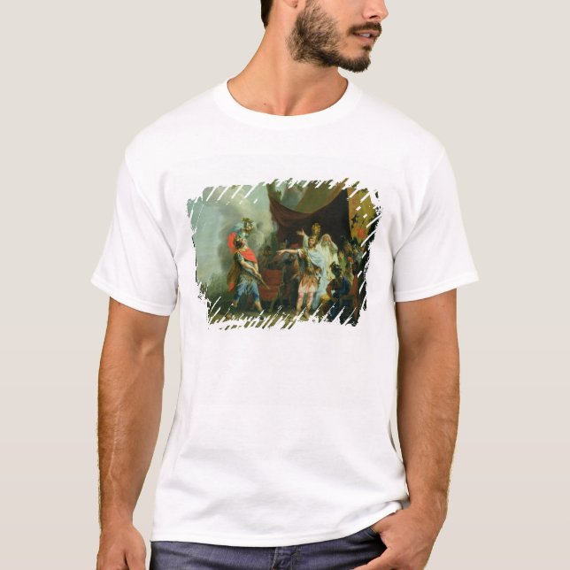 T-shirt Achille a un conflit avec Agamemnon, 1776 (Devant)