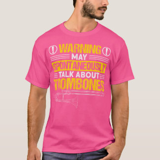 T-shirt Achtung Ich Spreche Spontan À propos de Trombone O