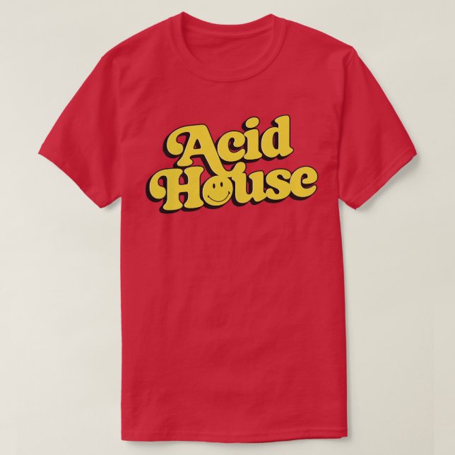 T-shirt Acid House 80s Music Fan (Design devant)