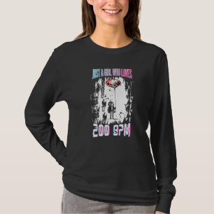 T-shirt Acid House Dj Uptempo Juste Une Fille Qui Aime 200