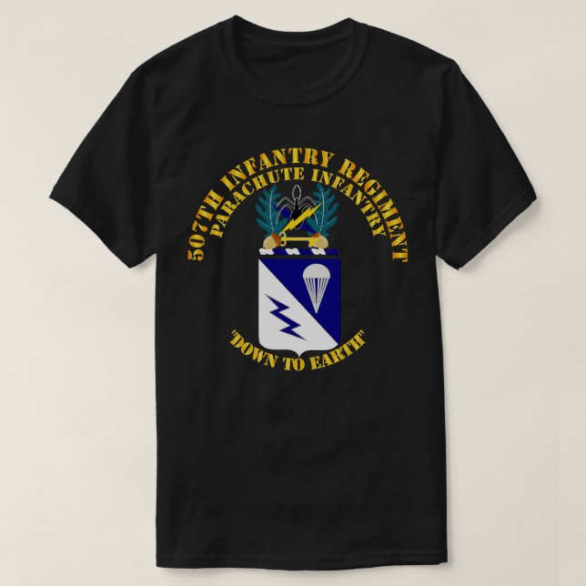 T-shirt ACO 507e régiment d'infanterie (Design devant)