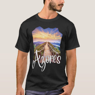 T-shirt Açores Souvenirs Roots portugais Açores