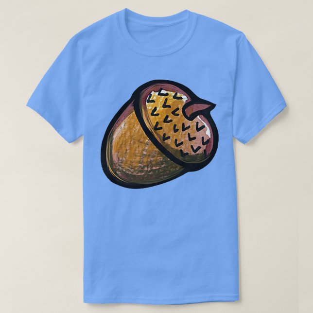T-shirt Acorn Automne Arbre arachide motifs (Design devant)