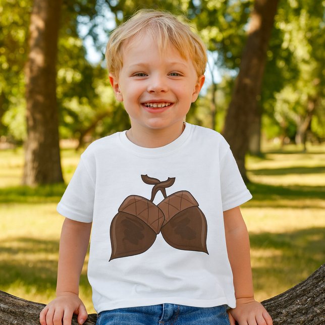 T-shirt Acorns Rustique Forêt d'automne Nature (Créateur téléchargé)