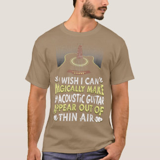 T-shirt Acoustic Guitar Band Player MusicianMagical Guitar