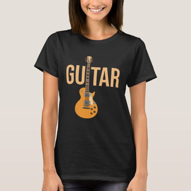 T-shirt Acoustic Guitar Player For A Musician Guitarist (Devant)