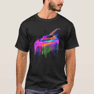 T-shirt Acoustique Guitare Player Cool Musicien Acoustique
