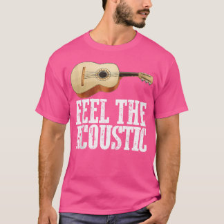 T-shirt Acoustique Guitare Player Musique Musicien Guitari