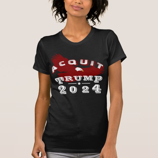 T-shirt Acquitter TRUMP 2024 (Devant)