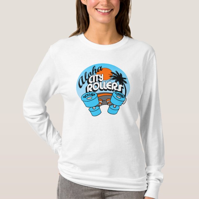 T-shirt ACR Ladies Loose Fit Long Sleeve Tee (Devant)