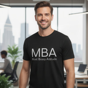 T-shirt Acronyme de MBA amusant