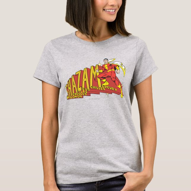 T-shirt Acronyme de Shazam (Devant)