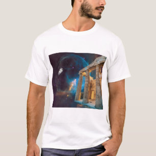 T-shirt Acropole du Parthénon La Grèce rencontre l'espace
