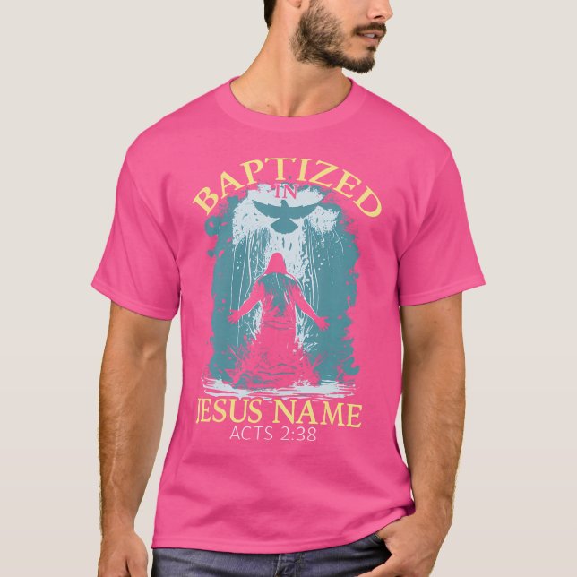 T-shirt Actes 238 Baptême d'eau chrétien (Devant)