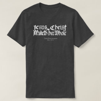 T-shirt Actes 9:34 KJV Bible Chemise