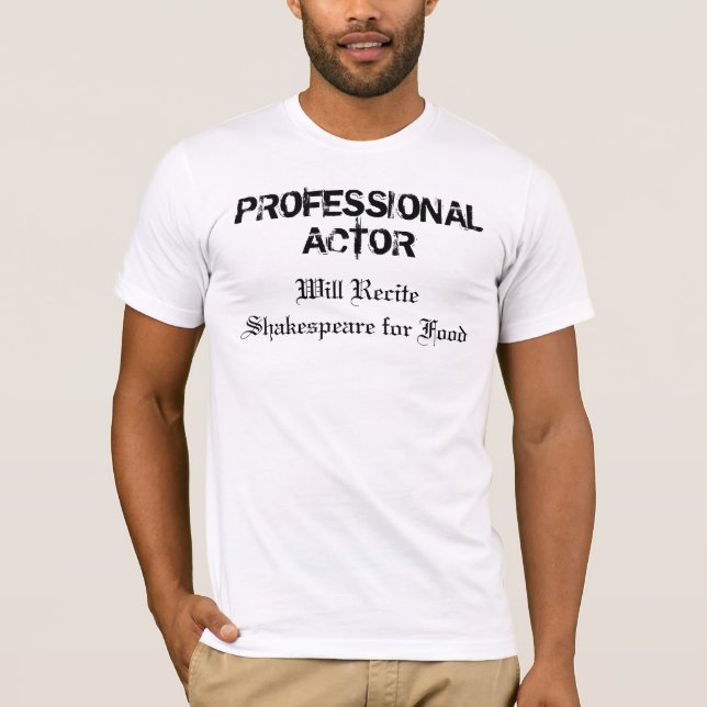 T-shirt Acteur professionnel (Devant)