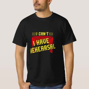 T-shirt Acteur Répétition