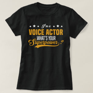 T-shirt Acteur vocal