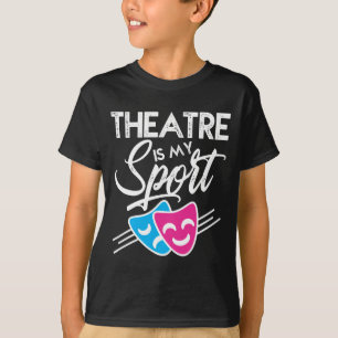 T-shirt Acteurs du théâtre Masque Humour dramatique Broadw