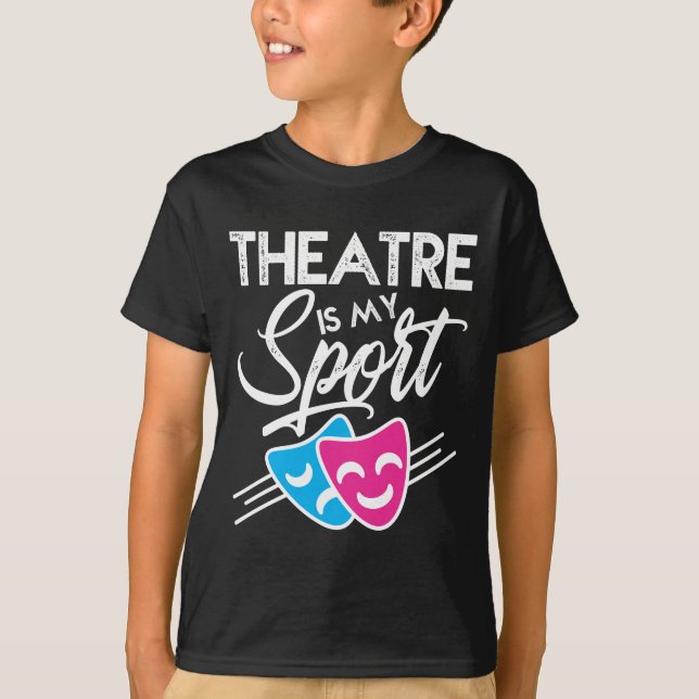 T-shirt Acteurs du théâtre Masque Humour dramatique Broadw (Devant)