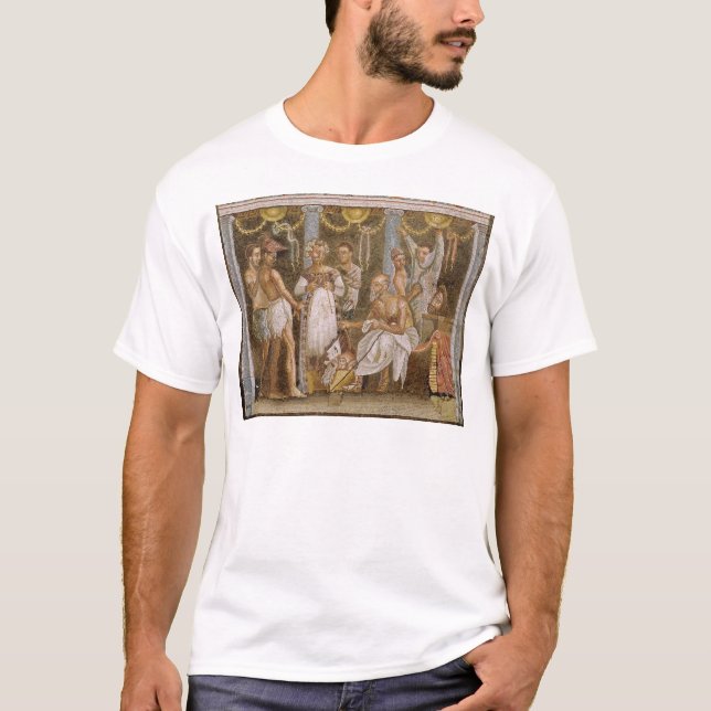 T-shirt Acteurs préparant pour un jeu de satyre, ANNONCE (Devant)