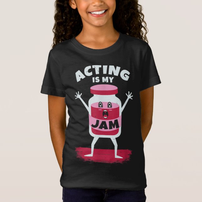 T-Shirt acting is my cupedia (Devant)